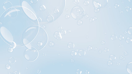 Abstract background bubbles levitating.