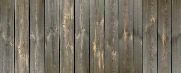 Boards of an old wooden fence