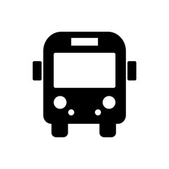 Autobus ikona wektorowa - obrazy, fototapety, plakaty