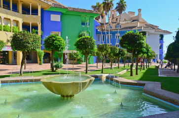 fountain in the park