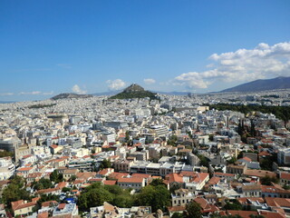 Fototapeta na wymiar City view of Athens