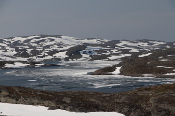 Park Narodowy Hardangervidda w Norwegii - obrazy, fototapety, plakaty