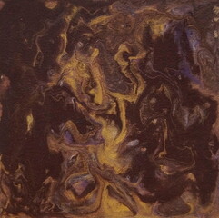 Handmade blush brown acrylic fluid painting background