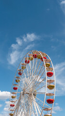 Fototapeta premium Ferris wheel at the fair in southern Germany