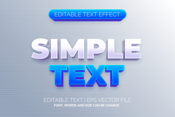 simple color text effect