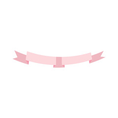 Banner, ribbon icon  flat design illustration