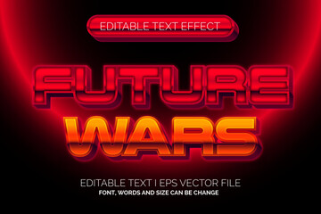 modern future wars Text Effect