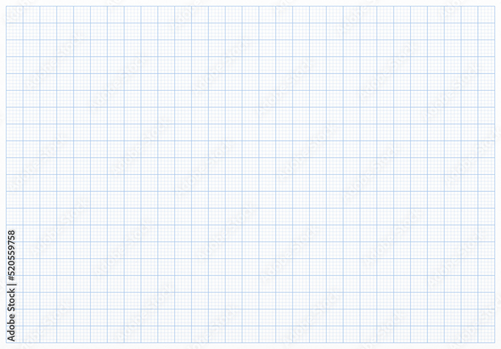 Poster blue plotting graph grid paper background