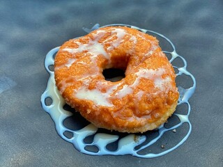 Fancy cinnamon donut 