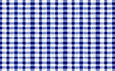 Blue White Pumpkin Pattern Background. Blue picnic fabric. 3d rendering.