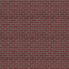 Fototapeta na wymiar Brick wall texture. Old red brick wall background. 3d Render.