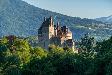 Castle in the mountains of Annecy