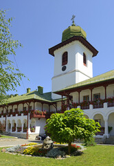 Agapia orthodox monastery in Romania, one of most important landmark in Moldavia