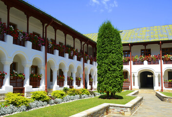 Agapia orthodox monastery in Romania, one of most important landmark in Moldavia