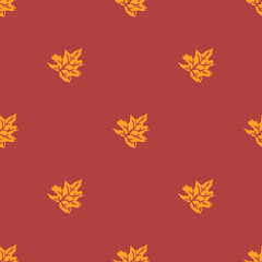 Seamless autumn leaves pattern.  Autumn pattern. autumn maple leaves