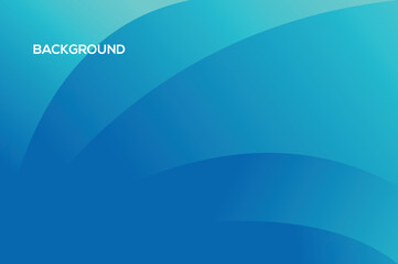 Gradient wave background blue color