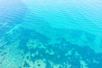 Blue sea for background texture