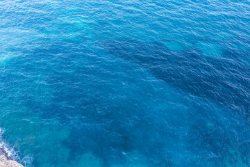 Blue sea for background texture