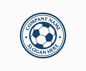 Obraz premium Soccer logo design. Football logo design template