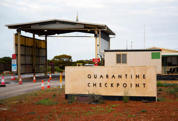 Quarantine Checkpoint between State Borders