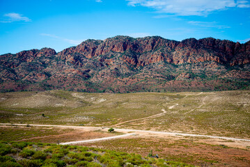 Pugilist Hill Lookout of Flinders Ranges - Australia