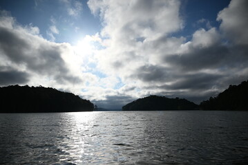 Beaver bend, Broken Bow lake, landscape. Broken bow Oklahoma. Sunrise over the water, and some wildlife. 