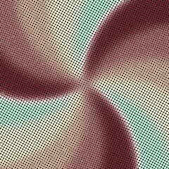 Modern Stylish Halftone Texture with Random multicolored Size circles and rings as Chaotic Mosaic