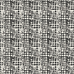 Monochrome Distressed Knit Textured Pattern