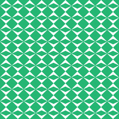 White triangle pattern on green background. Colorful modern backdrop design. Up arrow pattern on green background.