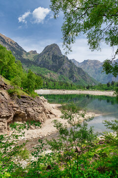 Antrona Lake, Antrona Valley, Verbano Cusio Ossola district, Piedmont, Italy