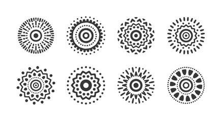 Mandala Set - Vector Pattern - 520605151