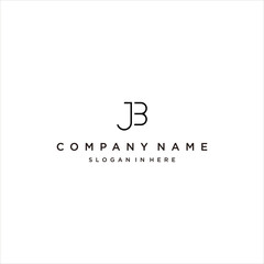 Letter JB Logo Icon Design Template 