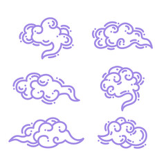 Chinese cloud element vector