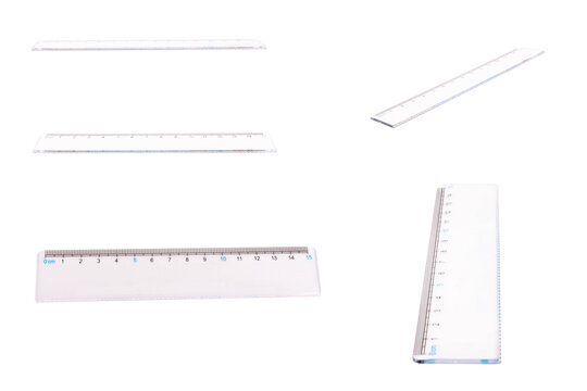 ruler isolated on white background