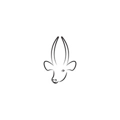 Fototapeta na wymiar illustrator vector graphic of gazelle logo good for your own business