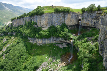 Khan waterfall, Matla plateau. Dagestan