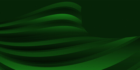 Futuristic dark green background