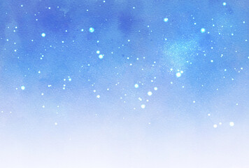 背景素材_水彩テクスチャ_夜空