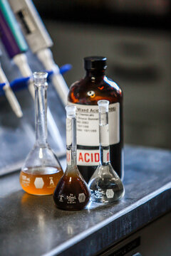 Laboratory at refinery in North Dakota