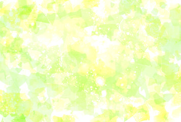 Fototapeta premium 背景素材_水彩テクスチャ_黄緑
