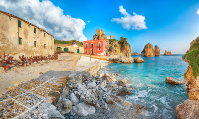 Unbelievable scene of Tonnara di Scopello