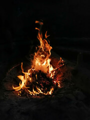 fire in the night