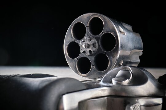 Russian roulette with black .38 special , Stock Video