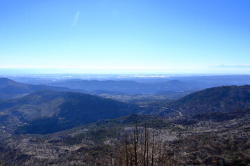 View on the Taurus mountains. Turkey