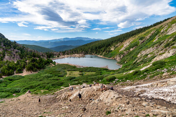 Mountain lake in Colorado