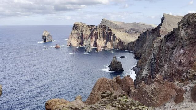 Indented coastline of Madeira