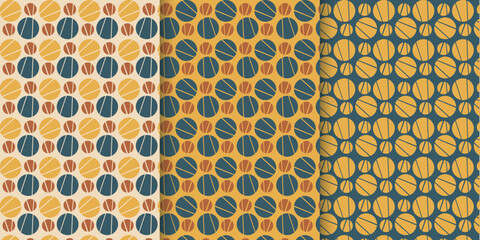 Hand drawn abstract pattern collection