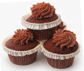 Freshly prepared homemade muffin