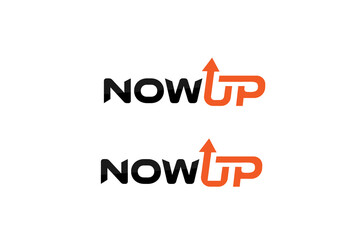 fit health activity athlete concept background with word nowup.discount promotion online sale slogan design