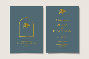 Wedding invitation template